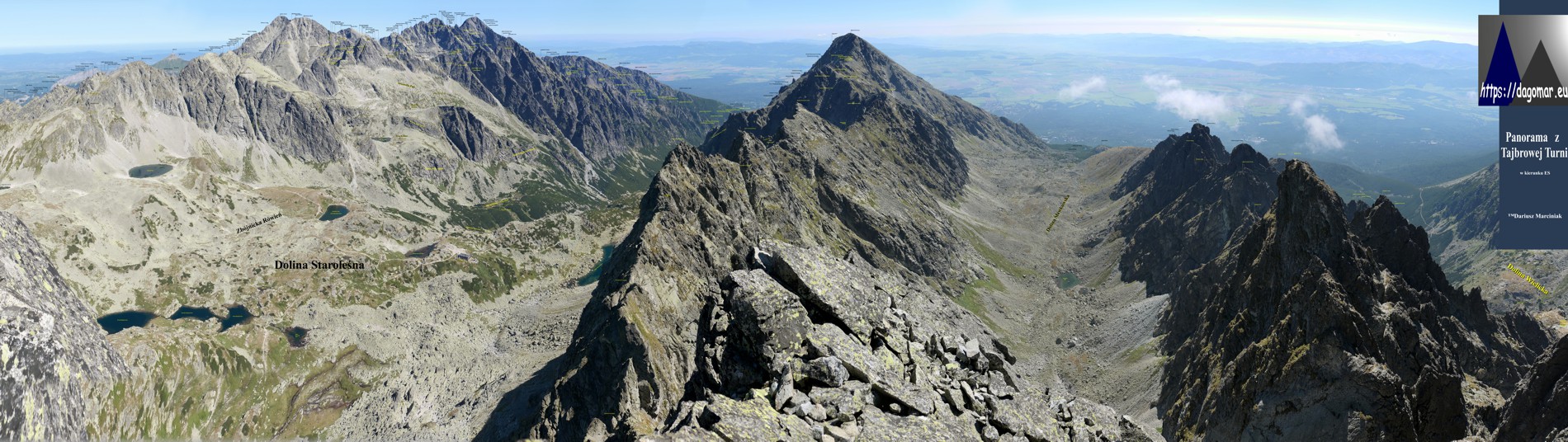 panorama z Tajbrowej Turni